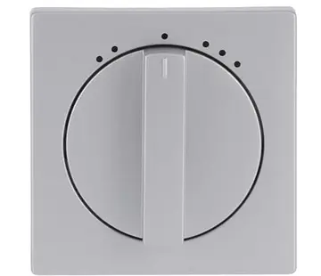 Busch-Jaeger draaiknop driestandenschakelaar Future Linear aluzilver mat (1740 DRL-83-503)