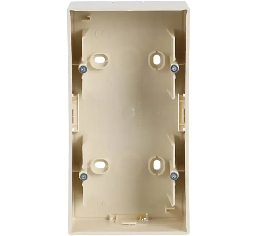 opbouwbak 2-voudig Future Linear creme (1702-82)