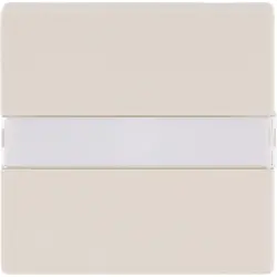 Busch-Jaeger schakelwip met tekstkader en controlelicht Future Linear creme (1764 NLI-82)