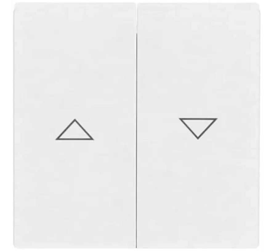 wip jaloezieschakelaar 2-voudig Future Linear studiowit glans (1785 JA-84)