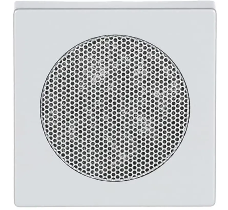 centraalplaat voor luidspreker aluzilver mat (8253-83)