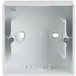 Busch-Jaeger opbouwbak 1-voudig Future Linear studiowit mat (1701-884)