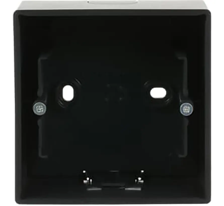 opbouwbak 1-voudig Future Linear zwart mat (1701-885)