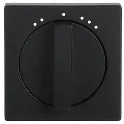 Busch-Jaeger draaiknop driestandenschakelaar Future Linear zwart mat (1740 DRL-885-503)