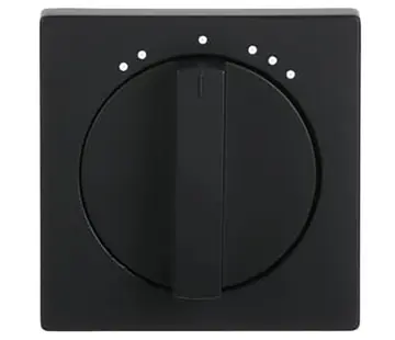 Busch-Jaeger draaiknop driestandenschakelaar Future Linear zwart mat (1740 DRL-885-503)