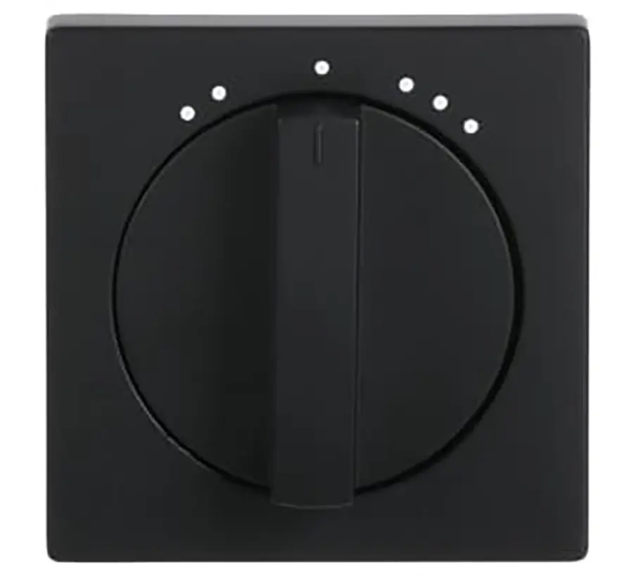 draaiknop driestandenschakelaar Future Linear zwart mat (1740 DRL-885-503)