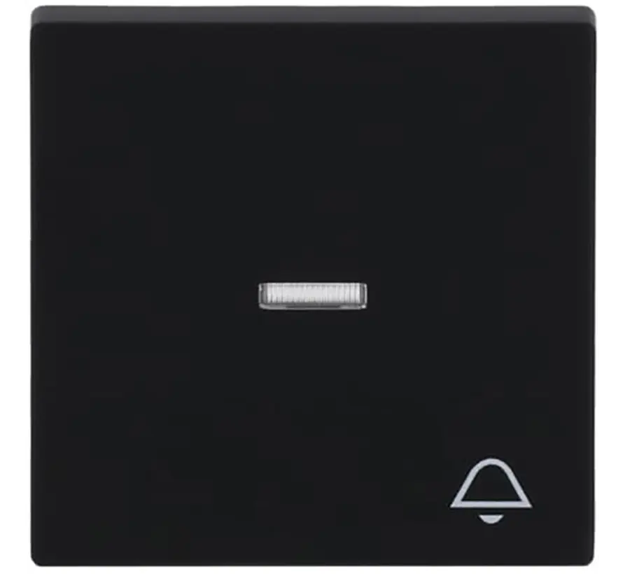 schakelwip controlevenster symbool bel Future Linear zwart mat (1789 KI-885)