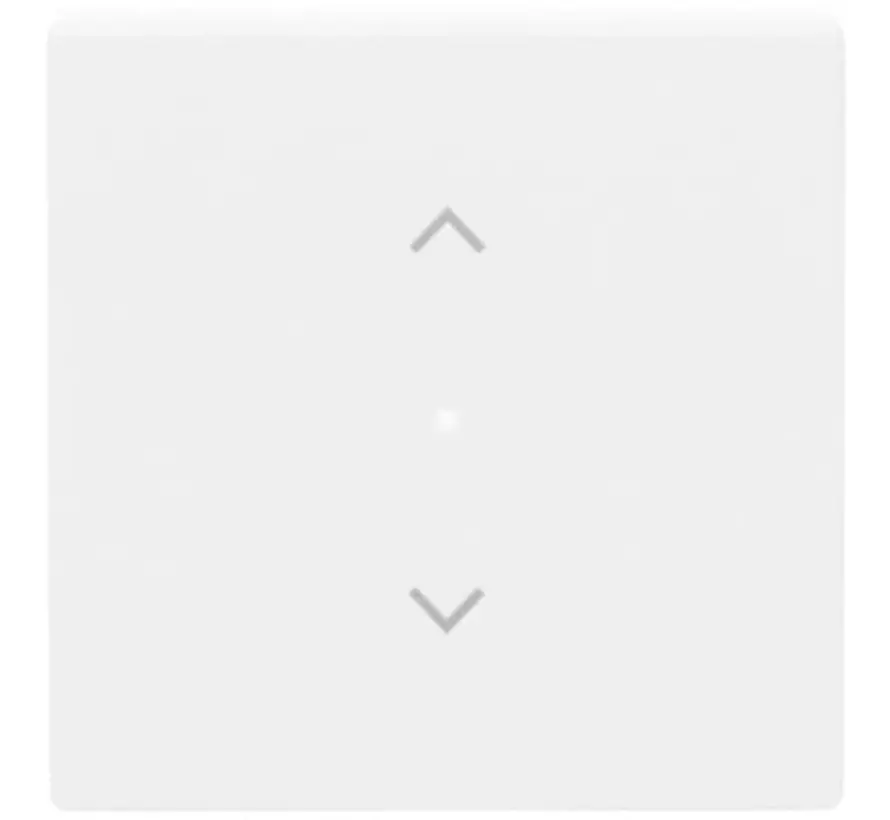bedieningswip 1-voudig met pijlsymbolen tbv bedieningselement flex Future Linear studiowit glans (6232-10-84)
