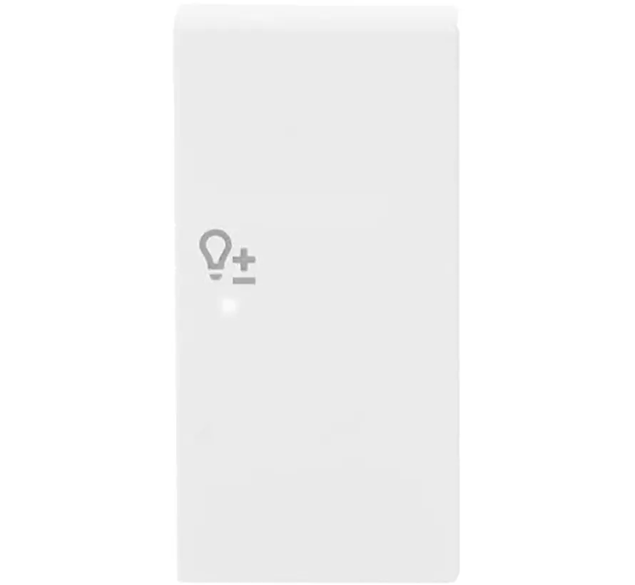 bedieningswip rechts symbool dimmer tbv bedieningselement flex 2-voudig Future Linear studiowit glans (6234-22-84)