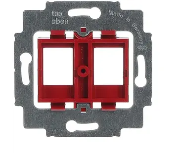 Busch-Jaeger draagring met rode inzet (1812)