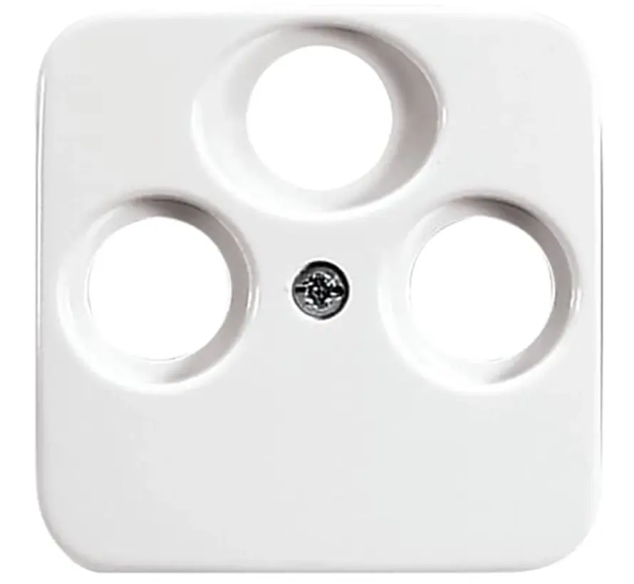 centraalplaat antenne + sat / COAX wandcontactdoos Reflex SI (1743-03-214)