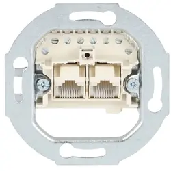 Busch-Jaeger RJ45 data wandcontactdoos CAT3 parallel bedraad (0214)