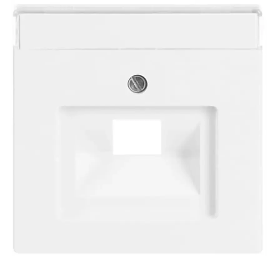 centraalplaat RJ45 wandcontactdoos studiowit (1803-84)