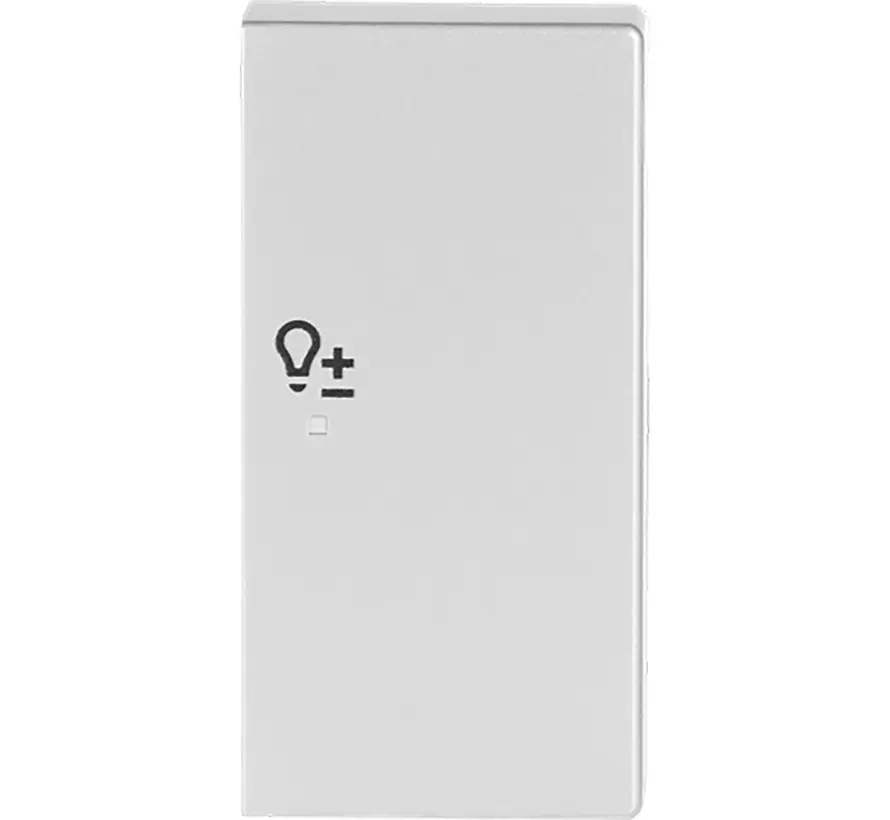 bedieningswip rechts symbool dimmer tbv bedieningselement flex 2-voudig Future Linear aluzilver (6234-22-83)