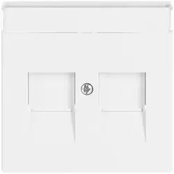 Busch-Jaeger centraalplaat modular jack 2-voudig studiowit (1800-84)