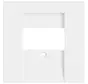 centraalplaat USB / luidspreker Future Linear studiowit glans (1766-84)