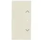 bedieningswip links of rechts met pijlsymbolen tbv bedieningselement flex 2-voudig Future Linear creme glans (6232-20-82)