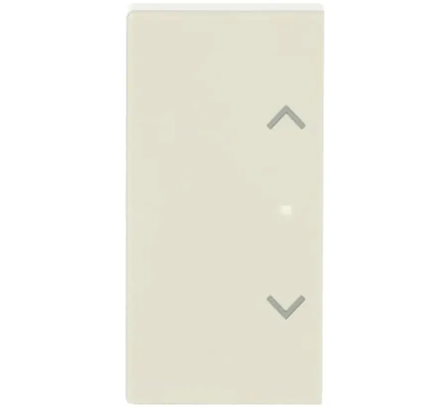 bedieningswip links of rechts met pijlsymbolen tbv bedieningselement flex 2-voudig Future Linear creme glans (6232-20-82)