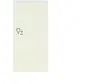 bedieningswip rechts symbool dimmer tbv bedieningselement flex 2-voudig Future Linear creme glans (6234-22-82)