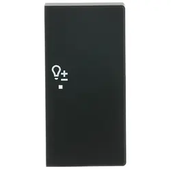 Busch-Jaeger bedieningswip rechts symbool dimmer tbv bedieningselement flex 2-voudig Future Linear zwart mat (6234-22-885)