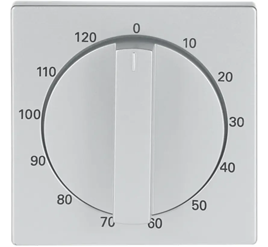 draaigreep tijdschakelaar 120 min Future Linear aluzilver (1771-83-103)