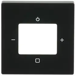 Busch-Jaeger centraalplaat tbv digitale radio zwart mat (8252-885-101)