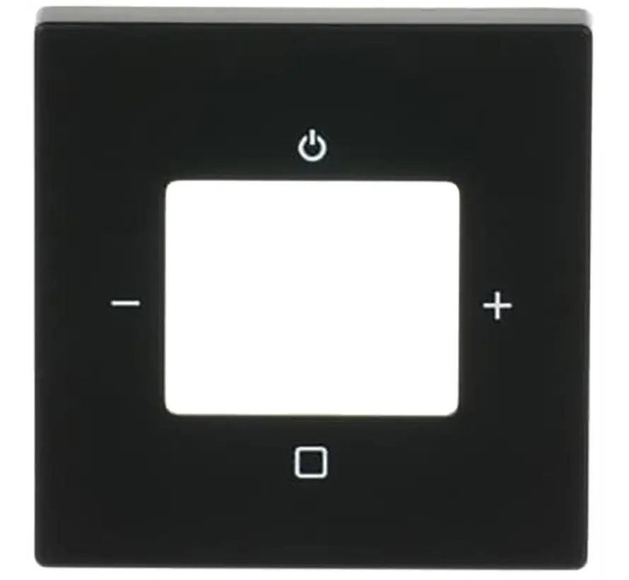 centraalplaat tbv digitale radio zwart mat (8252-885-101)