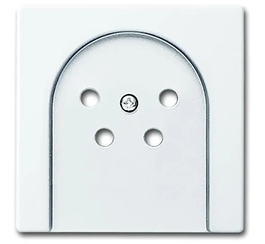 centraalplaat voor telefoonstekker 4-pens studiowit (2767-84-503)