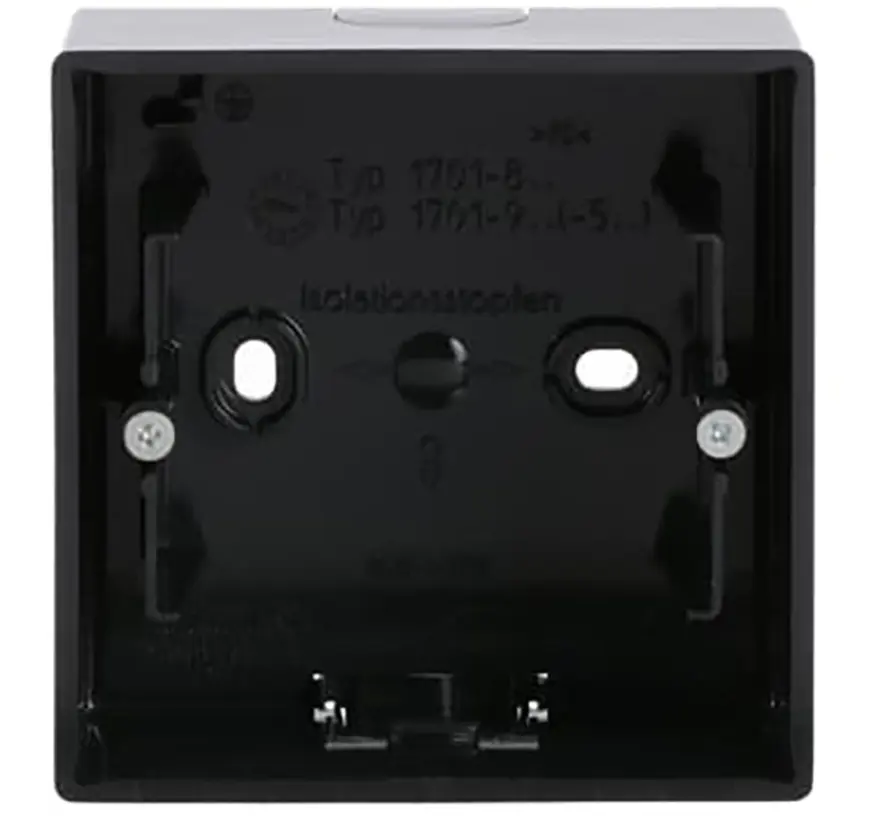 opbouwbak 1-voudig Future Linear antraciet glans (1701-81)