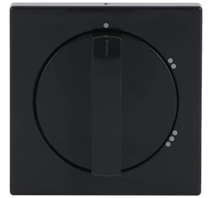 draaiknop driestandenschakelaar antraciet glans (2542 DR/02-81)