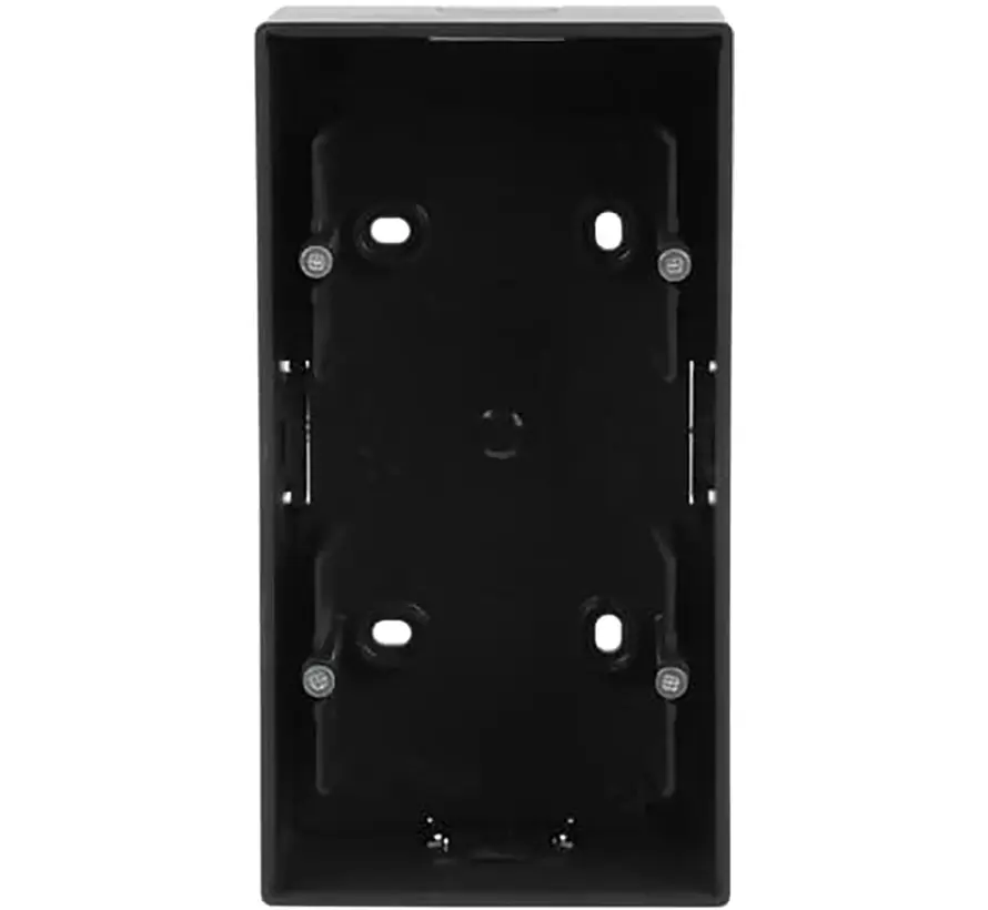 opbouwbak 2-voudig Future Linear zwart mat (1702-885)