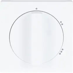 Busch-Jaeger draaiknop driestandenschakelaar Future Linear studiowit mat (2542 DR/02-884)