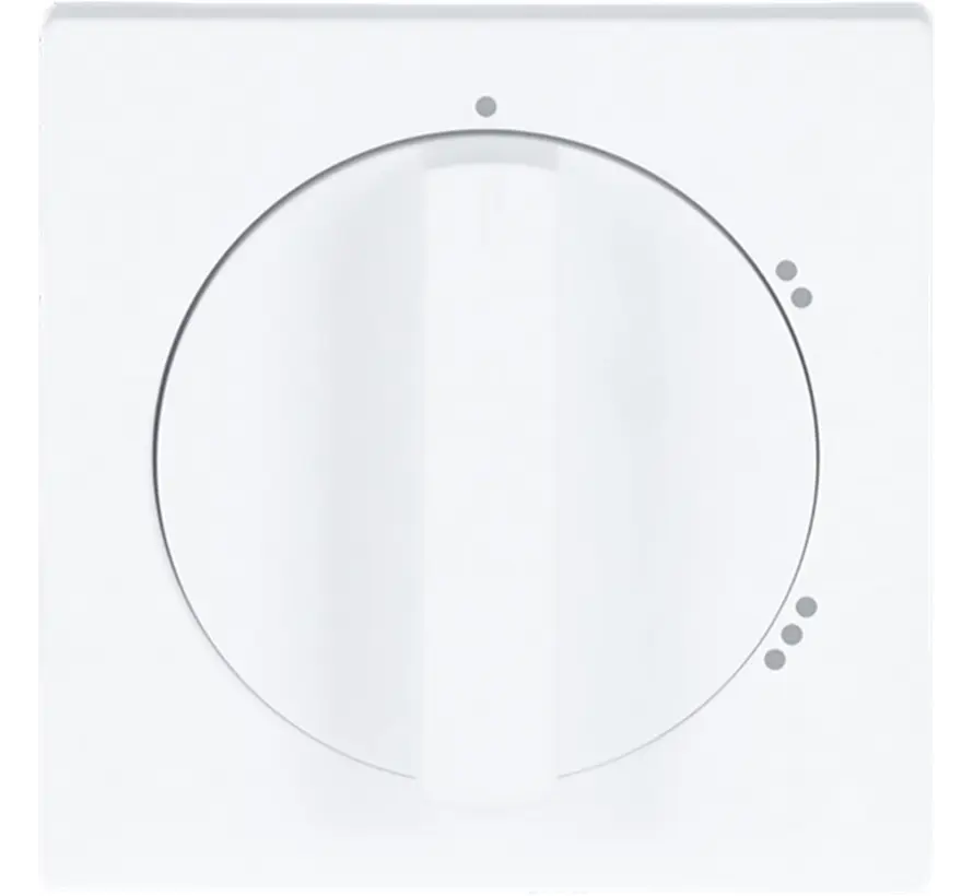 draaiknop driestandenschakelaar Future Linear studiowit mat (2542 DR/02-884)