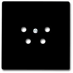 Busch-Jaeger centraalplaat telefoon KPN 4-polig Future Linear zwart mat (2767-885-503)