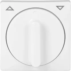 Busch-Jaeger draaiknop jaloezieschakelaar Balance SI wit glans (2542 DR-914)