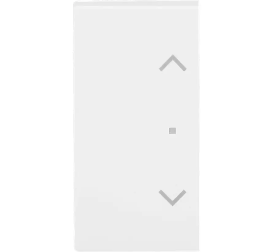bedieningswip links of rechts met pijlsymbolen tbv bedieningselement flex 2-voudig Balance SI wit glans (6232-20-914)
