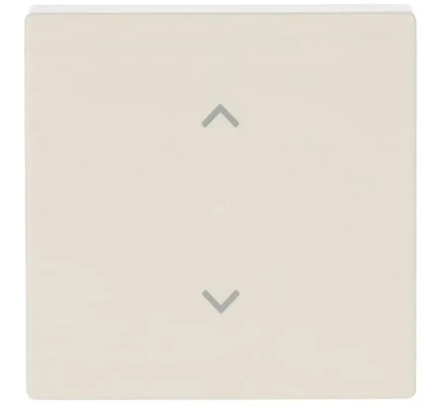 bedieningswip 1-voudig met pijlsymbolen tbv bedieningselement flex Future Linear creme glans (6232-10-82)