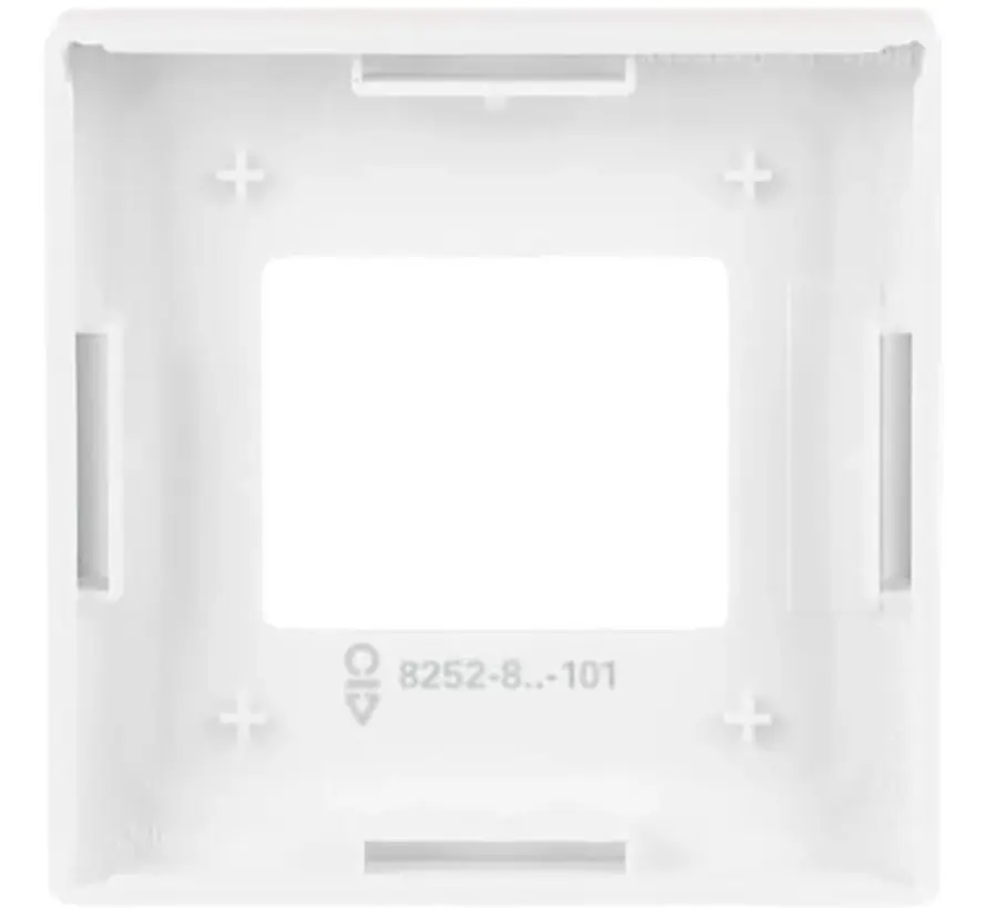 centraalplaat tbv digitale radio studiowit mat (8252-884-101)