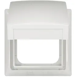 Busch-Jaeger afdekraam met klapdeksel Balance SI wit glans (2518-WD-914)