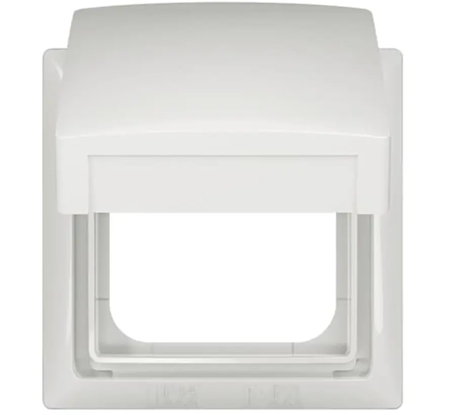 afdekraam met klapdeksel Balance SI wit glans (2518-WD-914)