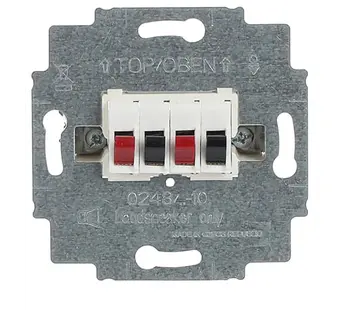 Busch-Jaeger luidsprekeraansluiting wit (0248/04-101)