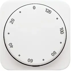 Busch-Jaeger draaiknop tijdschakelaar 120 min Reflex SI (1771-214-102)