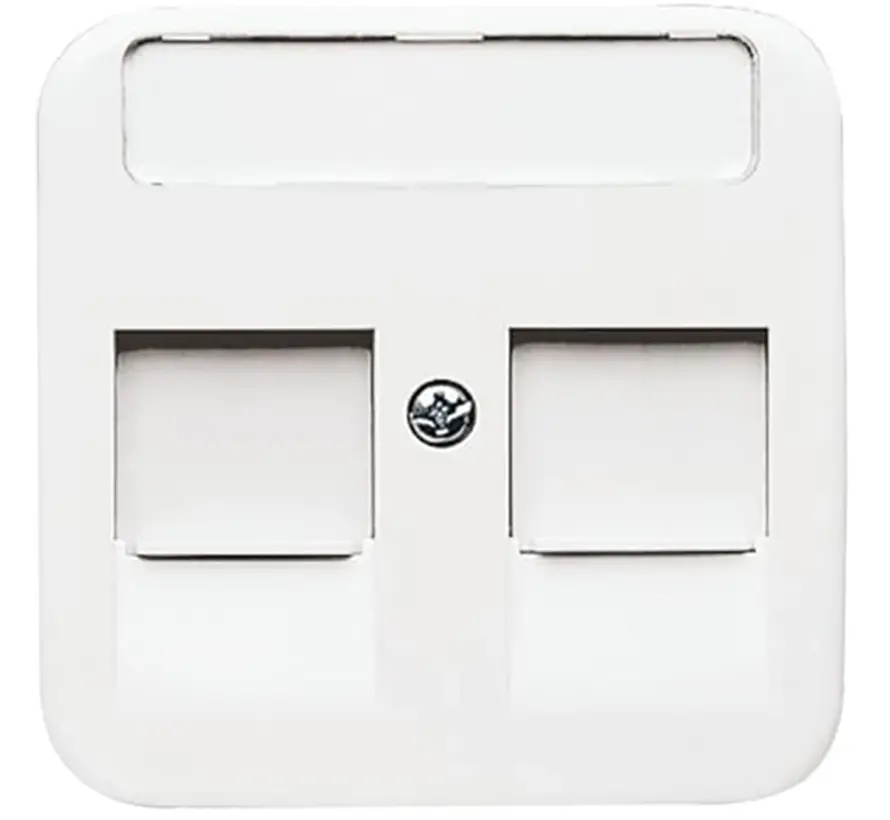 centraalplaat modular jack 2-voudig Reflex SI (1800-214)