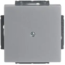 Busch-Jaeger blinddeksel incl. draagframe aluzilver mat (1742-83)