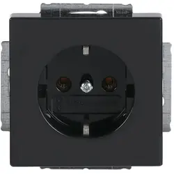 Busch-Jaeger wandcontactdoos randaarde Future Linear antraciet glans (20 EUC-81)