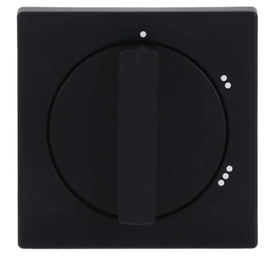 draaiknop driestandenschakelaar Future Linear zwart mat (2542 DR/02-885)