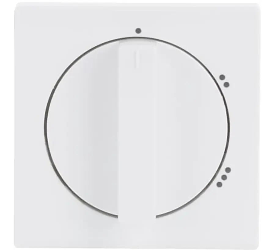 draaiknop driestandenschakelaar Future Linear studiowit glans (2542 DR/02-84)