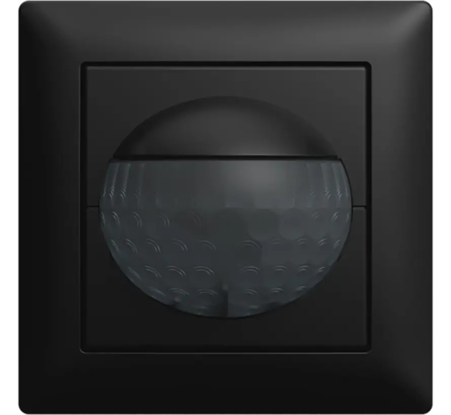 Wächter 180 flex-schakelaar multilens compleet met relaissokkel Balance SI zwart mat (64764 UJ-915)