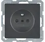 wandcontactdoos penaarde Belgie kindveilig Q1/Q3/Q7 antraciet (6768766086)