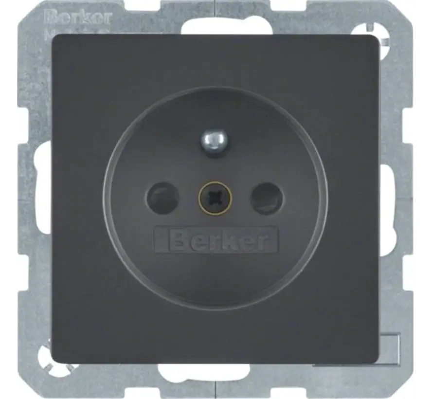 wandcontactdoos penaarde Belgie kindveilig Q1/Q3/Q7 antraciet (6768766086)